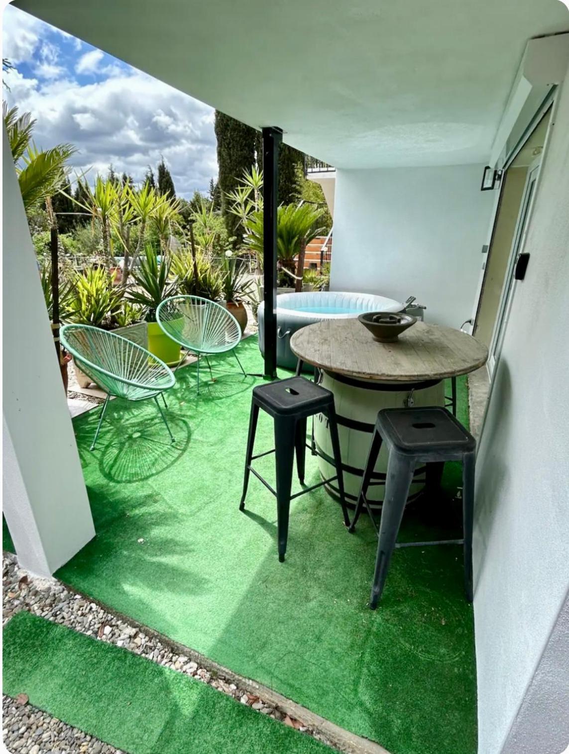 Appart-One Terrasse Jacuzzi Parking Carcassonne Exterior foto